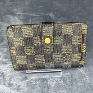 Louis Vuitton Damier Ebene Wallet Coin Purse Bifold‎ Small EUC CODE: CA 1015